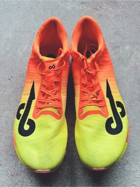 Loopburn GTS 1.0 Track & Field Sprint Spikes Neon Orange Yellow Men’s US 8.5
